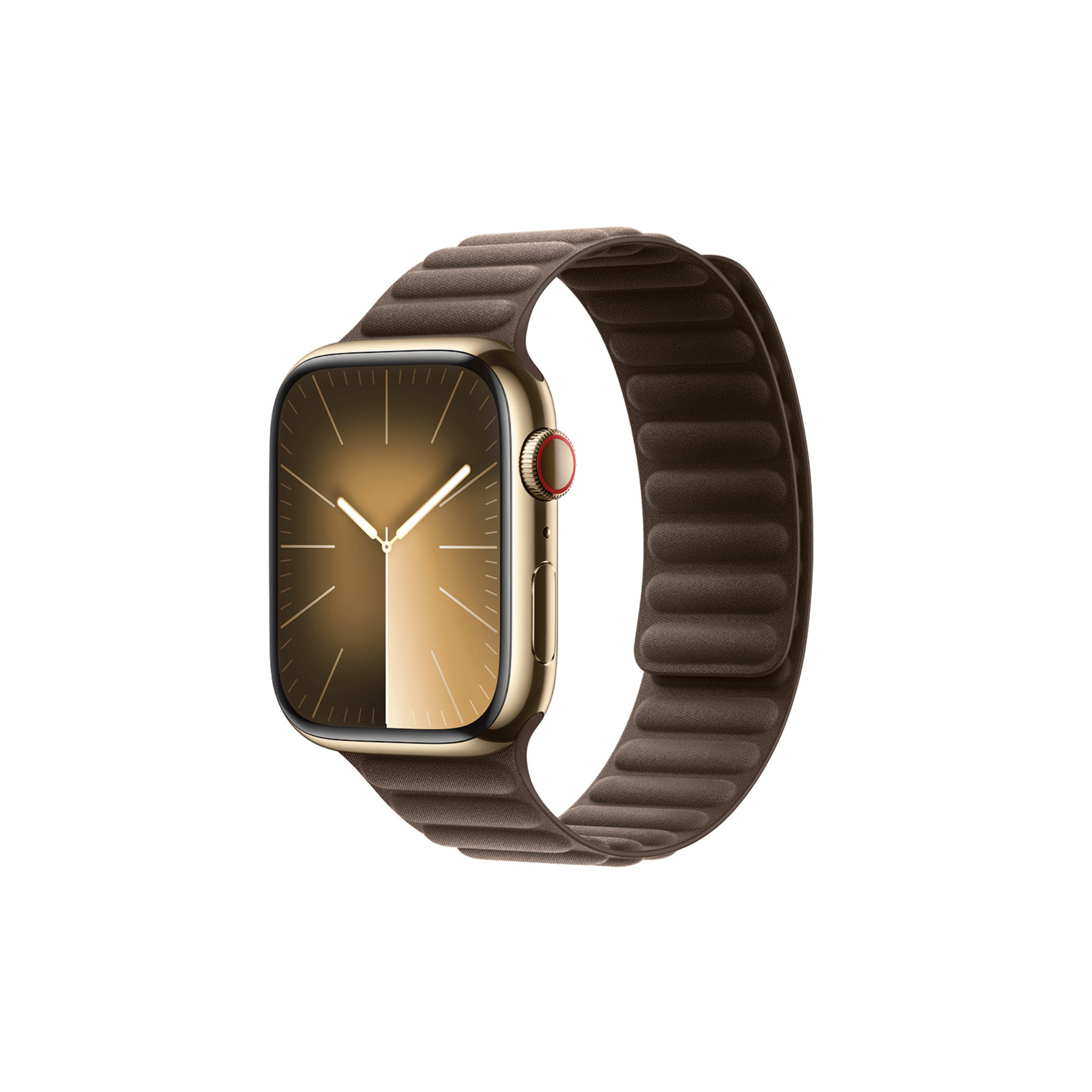 Braunes Nexus Textilarmband – edles Design trifft auf sportliche Funktion für Apple Watch